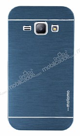 Motomo Samsung Galaxy J1 Metal Lacivert Rubber Klf