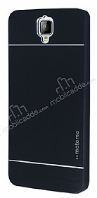 Motomo General Mobile Discovery 2 Metal Siyah Rubber Klf