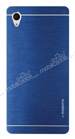 Motomo Sony Xperia M4 Aqua Metal Lacivert Rubber Klf