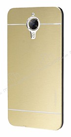 Motomo General Mobile GM 5 Plus Metal Gold Rubber Klf