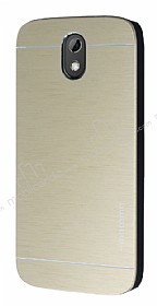 Motomo HTC Desire 526 Metal Gold Rubber Klf