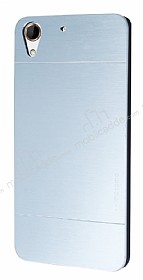 Motomo HTC Desire 728G Metal Silver Rubber Klf
