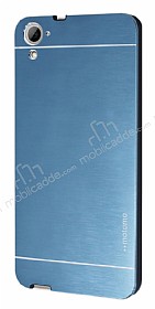 Motomo HTC Desire 826 Metal Lacivert Rubber Klf