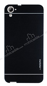 Motomo HTC Desire 826 Metal Siyah Rubber Klf