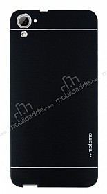 Motomo HTC Desire 826 Metal Siyah Rubber Klf