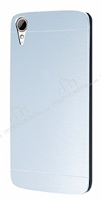 Motomo HTC Desire 828 Metal Silver Rubber Klf