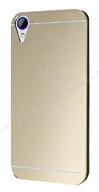 Motomo HTC Desire 830 Metal Gold Rubber Klf