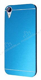 Motomo HTC Desire 830 Metal Mavi Rubber Klf