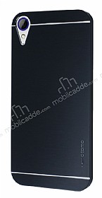 Motomo HTC Desire 830 Metal Siyah Rubber Klf
