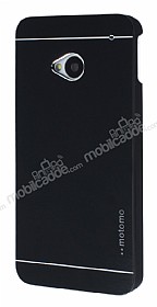 Motomo HTC One Metal Siyah Rubber Klf