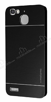 Motomo Huawei GR3 Metal Siyah Rubber Klf