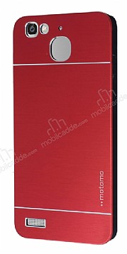 Motomo Huawei GR3 Metal Krmz Rubber Klf