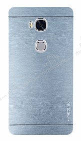 Motomo Huawei Honor 5X Metal Silver Rubber Klf