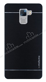 Motomo Huawei Honor 7 Metal Siyah Rubber Klf