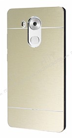 Motomo Huawei Mate 8 Metal Gold Rubber Klf