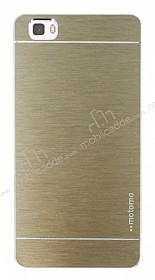 Motomo Huawei P8 Lite Metal Gold Rubber Klf