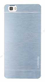 Motomo Huawei P8 Lite Metal Silver Rubber Klf