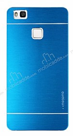 Motomo Huawei P9 Lite Metal Mavi Rubber Klf
