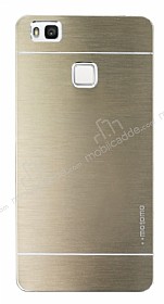 Motomo Huawei P9 Lite Metal Gold Rubber Klf