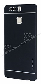 Motomo Huawei P9 Metal Siyah Rubber Klf