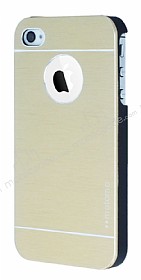 Motomo iPhone 4 / 4S Metal Gold Rubber Klf