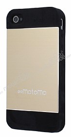 Motomo iPhone 4 / 4S Metal Gold Silikon Klf