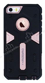 Motomo iPhone SE / 5 / 5S Ultra Koruma Rose Gold Klf