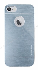Motomo iPhone 7 Metal Silver Rubber Klf