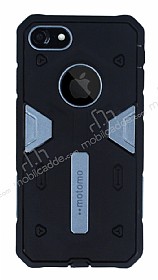 Motomo iPhone 7 / 8 Ultra Koruma Dark Silver Klf