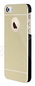 Motomo iPhone SE / 5 / 5S Gold Metal Klf