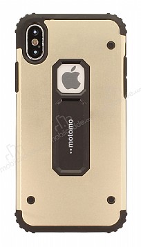 Motomo iPhone X / XS Ultra Koruma Gold Klf