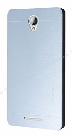 Motomo Lenovo A5000 Metal Silver Rubber Klf