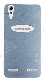 Motomo Lenovo A6000 Metal Silver Rubber Klf