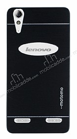 Motomo Lenovo A6000 Metal Siyah Rubber Klf