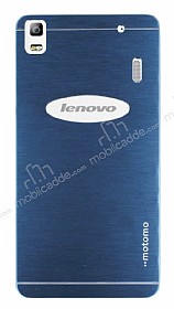 Motomo Lenovo A7000 Metal Lacivert Rubber Klf