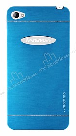 Motomo Lenovo S90 Metal Mavi Rubber Klf