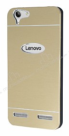 Motomo Lenovo Vibe K5 Metal Gold Rubber Klf