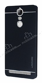 Motomo Lenovo Vibe K5 Note Metal Siyah Rubber Klf