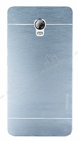 Motomo Lenovo Vibe P1 Metal Silver Rubber Klf