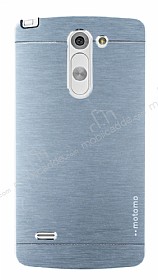 Motomo LG G3 Stylus Metal Silver Rubber Klf