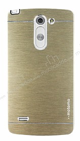 Motomo LG G3 Stylus Metal Gold Rubber Klf