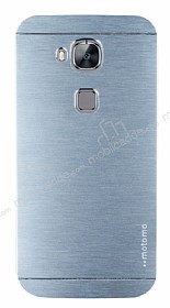Motomo Huawei G8 Metal Silver Rubber Klf