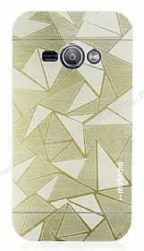 Motomo Prizma Samsung Galaxy J1 Ace Metal Gold Rubber Klf