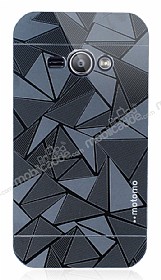 Motomo Prizma Samsung Galaxy J1 Ace Metal Siyah Rubber Klf
