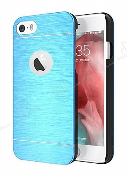 Motomo iPhone 6 / 6S Metal Mavi Rubber Klf