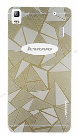 Motomo Prizma Lenovo A7000 Metal Gold Rubber Klf