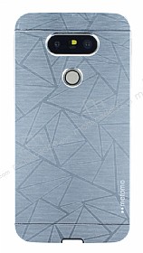 Motomo Prizma LG G5 Metal Silver Rubber Klf