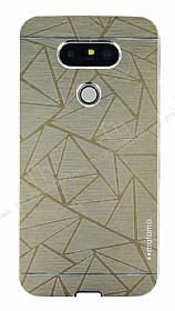 Motomo Prizma LG G5 Metal Gold Rubber Klf