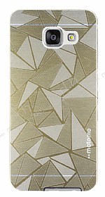 Motomo Prizma Samsung Galaxy A3 2016 Metal Gold Rubber Klf