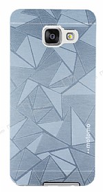 Motomo Prizma Samsung Galaxy A3 2016 Metal Silver Rubber Klf